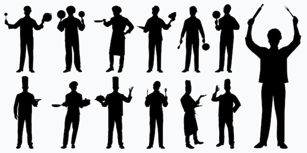 Silhouette des chefs