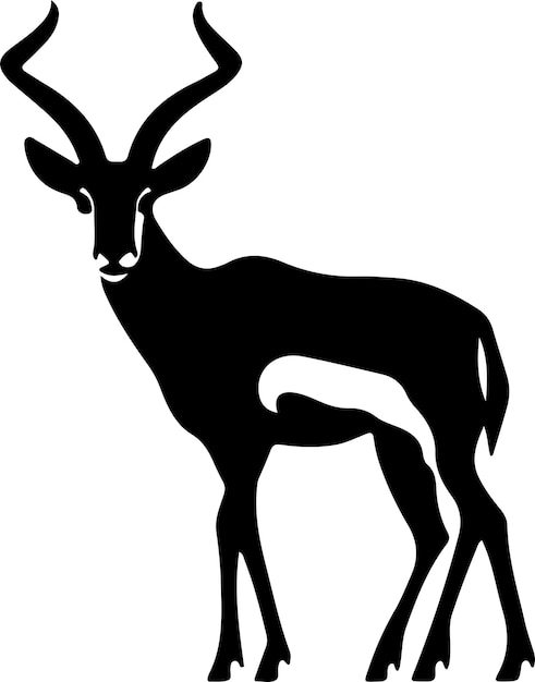Silhouette einer Antilope