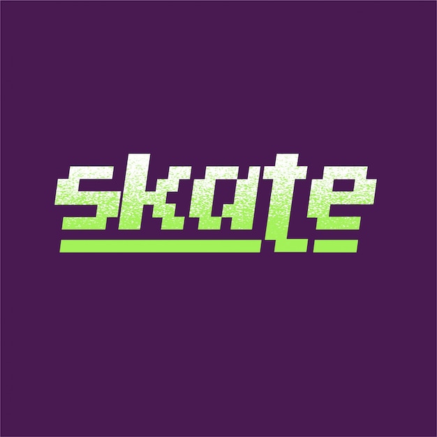 Skate - Typografie