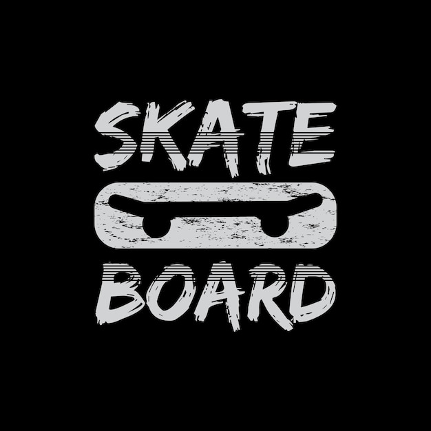 Skateboard-grafik-t-shirt und bekleidungsdesign