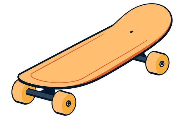 Skateboard icon farbvektor-illustration skateboard-sportillustration