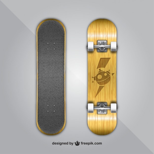 Vektor skateboard psd schichtmaterial