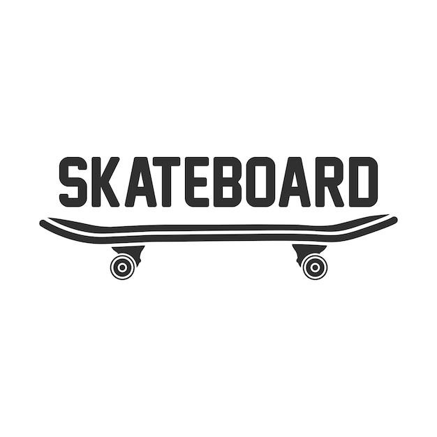 Vektor skateboard vector design street style skateboard grafik skateboard illustration trendy vector