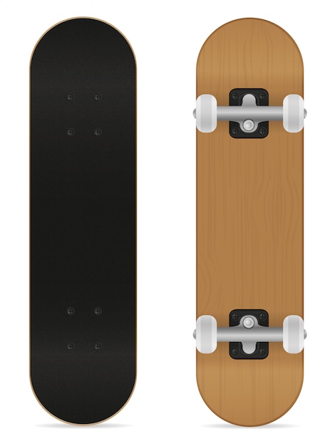 Vektor skateboard-vektor-illustration