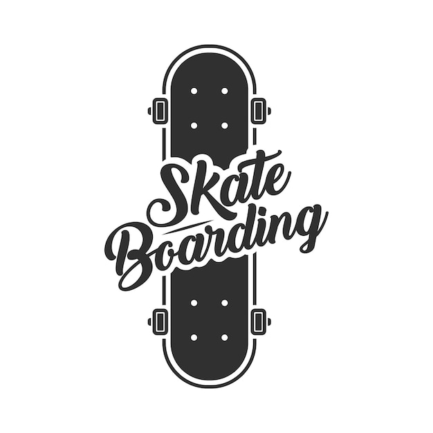 Skateboarding Typographie Sammlung Urban Vibes Typografie für Skateboarder Skateboard Typographie