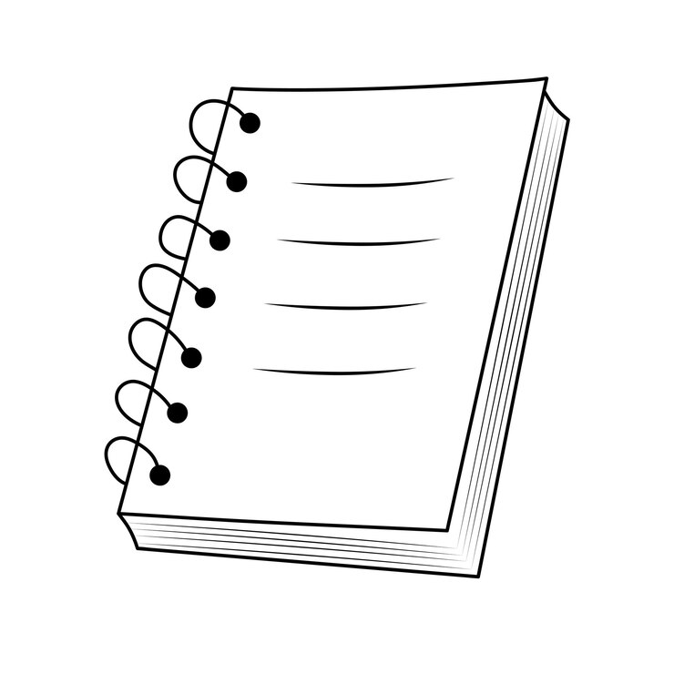 Vektor sketch notepad doodle für papierdesign isolierte vektorillustration