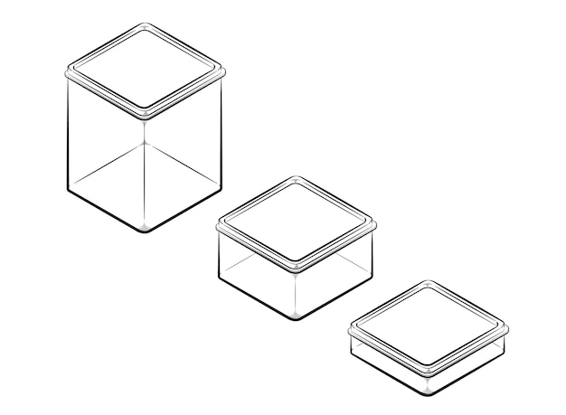 Sketch-quadrat-lebensmittelscheibe-doodle