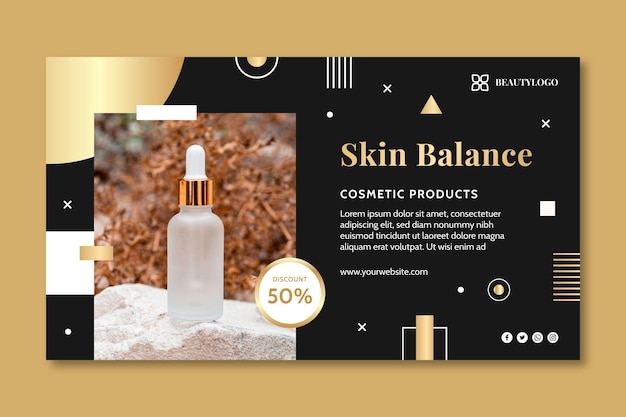 Skin Balance Banner Vorlage