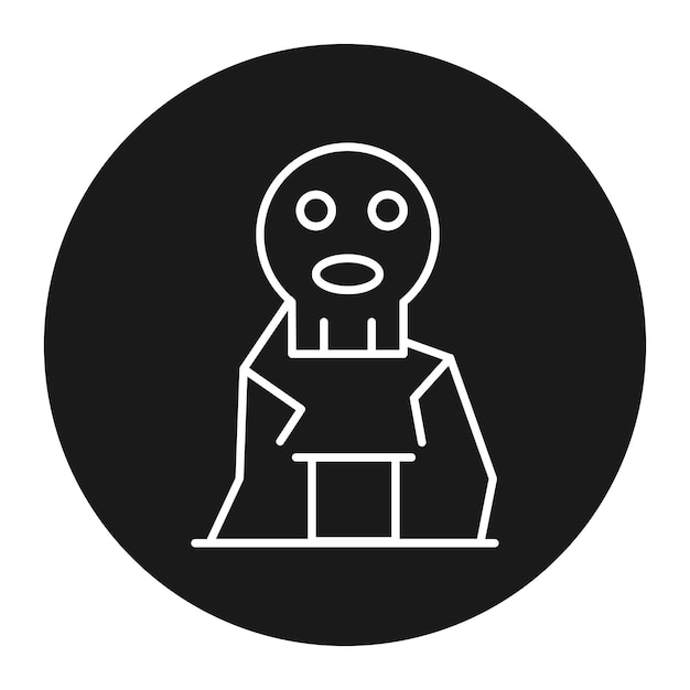 Skull Island Vektor-Symbol kann für Desert Iconset verwendet werden
