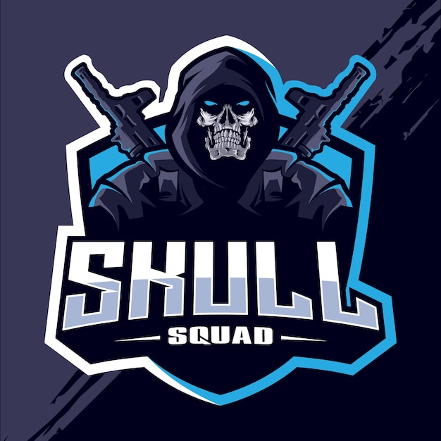 Skull squad esport logo