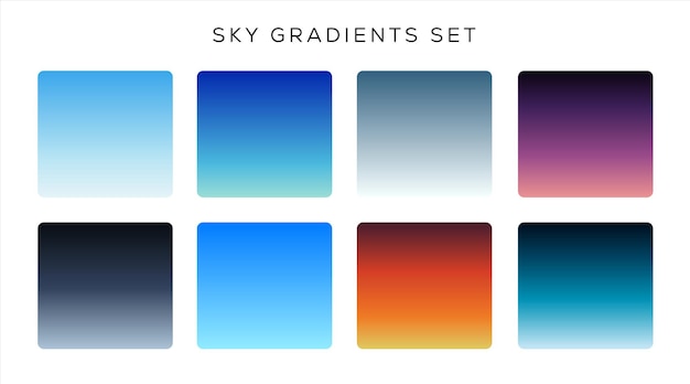 Sky-gradienten-set