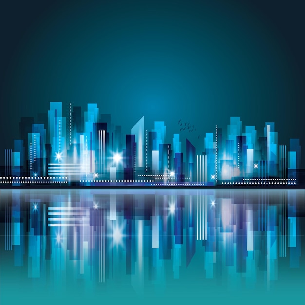 Skyline der Stadt