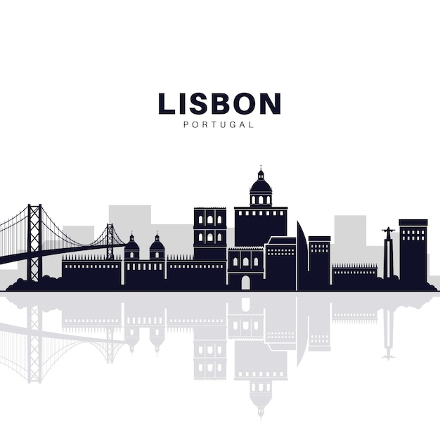 Skyline von Lissabon