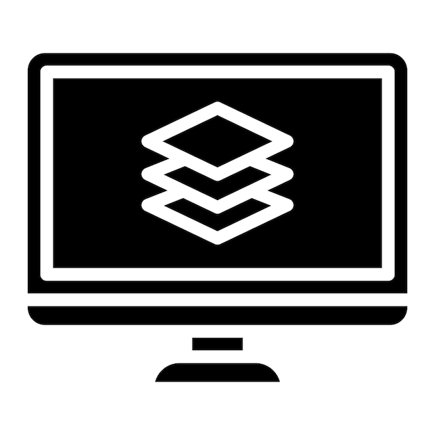 Slicer Software-Icon-Vektorbild Kann für die additive Herstellung verwendet werden