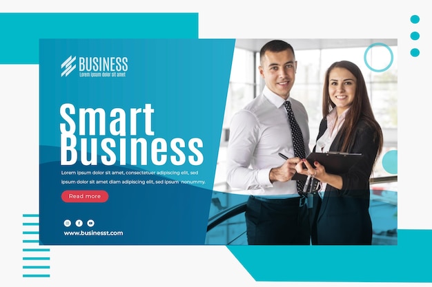 Smart business banner vorlage