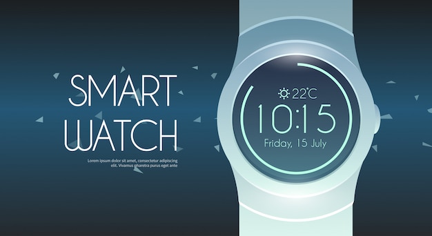 Smart watch illustration