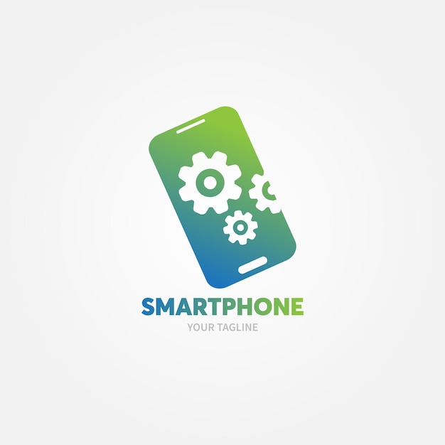 Vektor smartphone-logo-vorlage