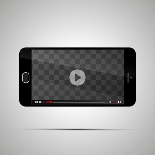 Smartphone mit videoplayer