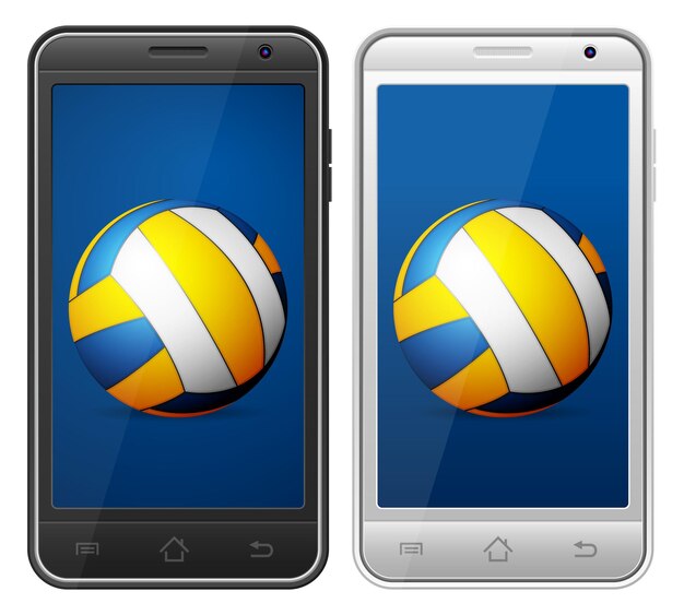 Smartphone-volleyball