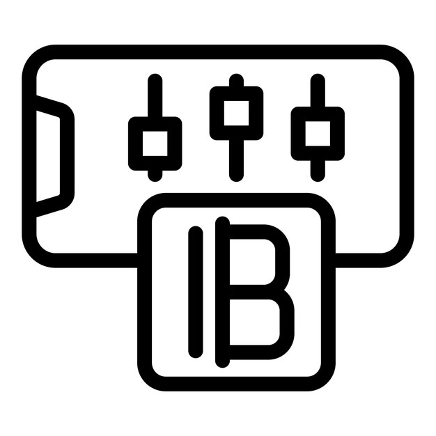 Smartphone zeigt ein Kerzendiagramm, das die Bitcoin-Handelsaktivität anzeigt