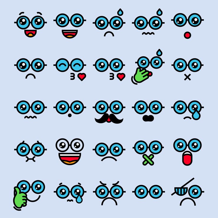 Smileys Ausdruck
