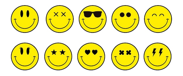 Smileys zusammen