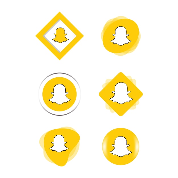 Vektor snap, snapchat insta social-media-logo-icon-technologie, netzwerk. hintergrund, vektorillustration, li