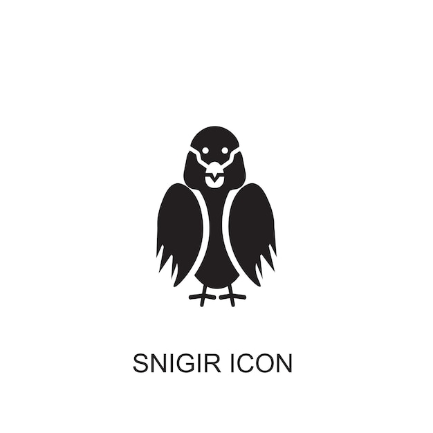 Snigir-vektorsymbol-symbol