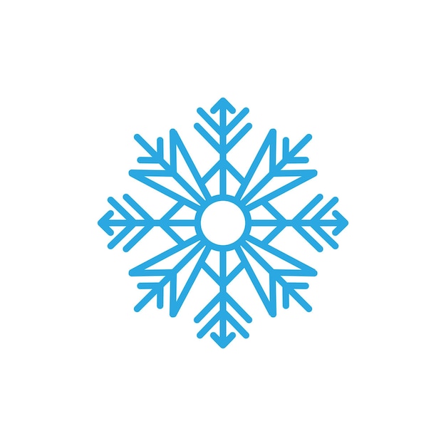 Vektor snowflakes-stil-design-illustration