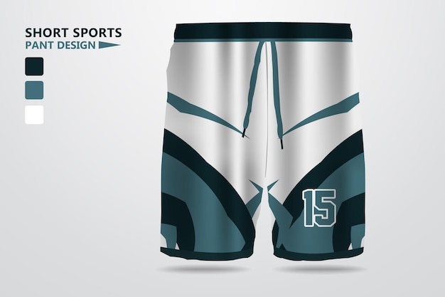 Vektor soccer sports short pant design und vorlage zum drucken