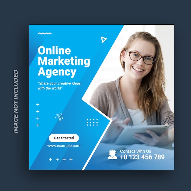 Social Business Marketing Social Media Post Vorlage