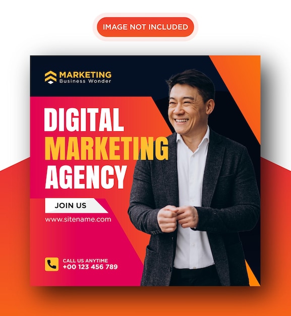 Social-Media-Beitrag einer Agentur für digitales Marketing