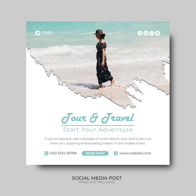 Social media business corporate post vorlage, business social media post banner post