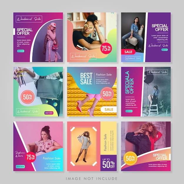 Social Media Feed Pack Platzlayout