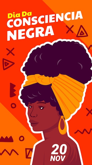 Social-Media-Geschichten Consciencia Negra Momente