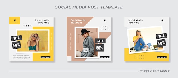 Social Media Instagram Feed Post Fashion Sale