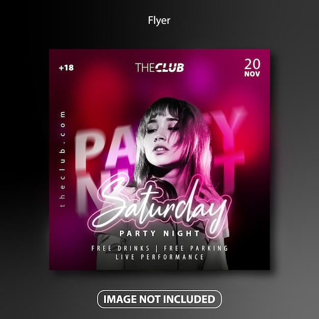Social-Media-Party-Flyer