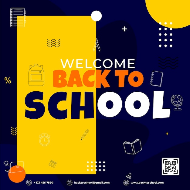 Social Media Post, Schulpostdesign