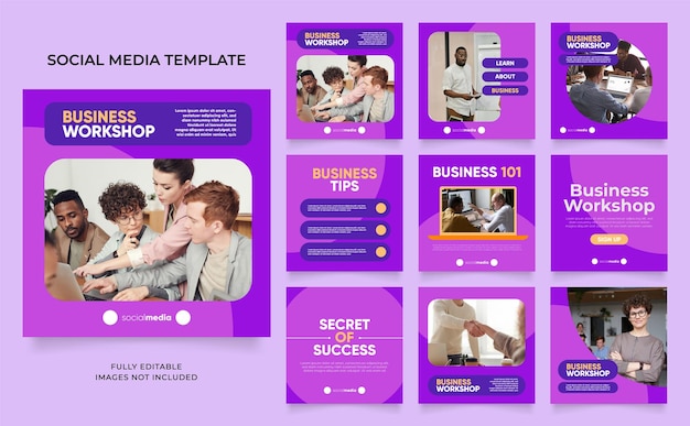 Social-Media-Vorlagen-Business-Agentur für digitales Marketing und Business-Sale-Promo-Möbel oder Werbebanner-Vektorrahmen für Modewerbung