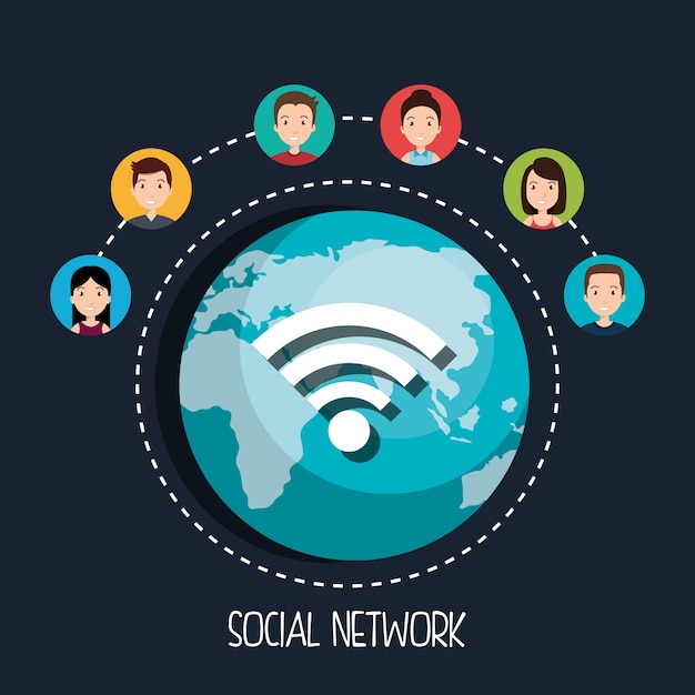 Vektor social network design