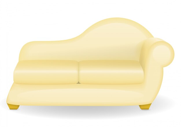 Sofa Möbel Vektor-Illustration