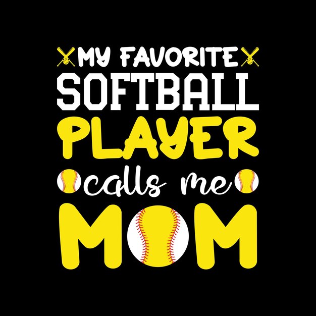 Softball svg mama svg baseball vektor