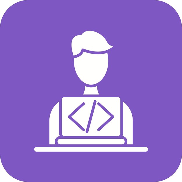 Software-Entwickler-Symbol-Vektorbild Kann für Datenanalyse verwendet werden