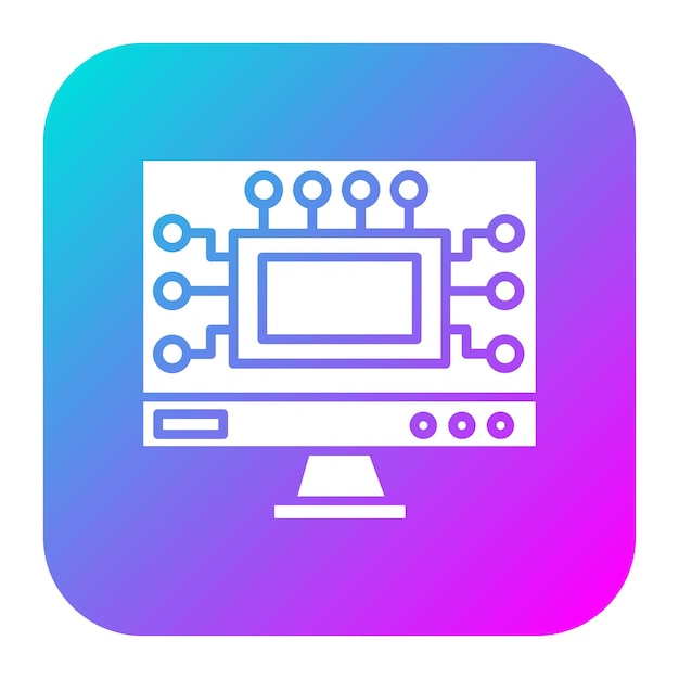 Software-Entwicklungsvektor-Symbol kann für Codierung und Entwicklung Iconset verwendet werden