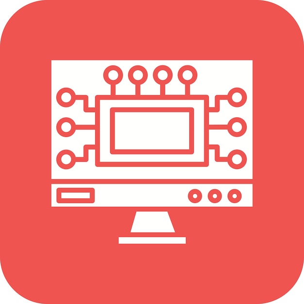 Software-Entwicklungsvektor-Symbol kann für Codierung und Entwicklung Iconset verwendet werden