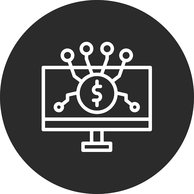 Software-Vektor-Money-Symbol-Illustration des Buchhaltungs-Ikonensets