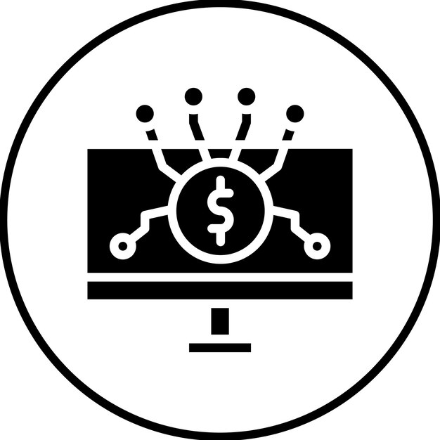 Software-Vektor-Money-Symbol-Illustration des Buchhaltungs-Ikonensets
