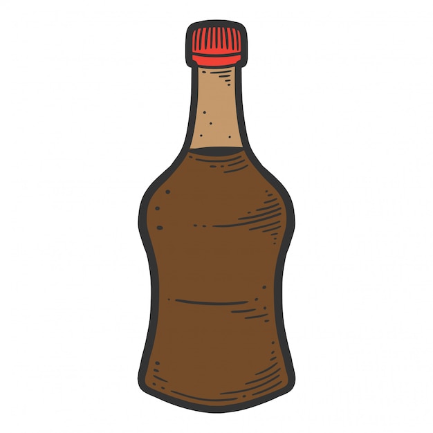 Sojasauce Flasche