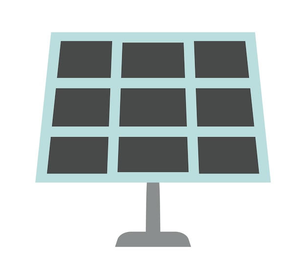 Solarpanel Umwelt Symbol Vektor-Illustration