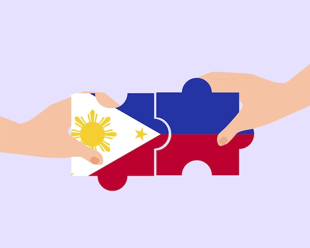 Solidarität und zusammenhalt auf den philippinen: die menschen helfen sich gegenseitig, sind einig und helfen